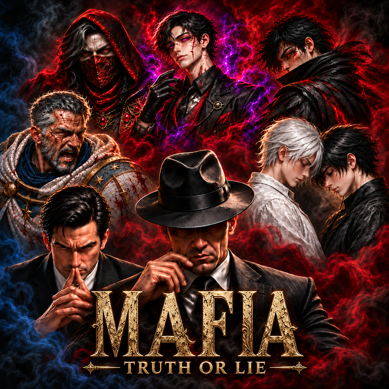 Mafia Truth or Lie original characters